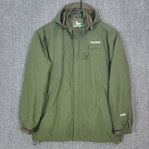 Field and Stream Jacket Mens Large Olive Green Hydro Proof Ultra Hooded
